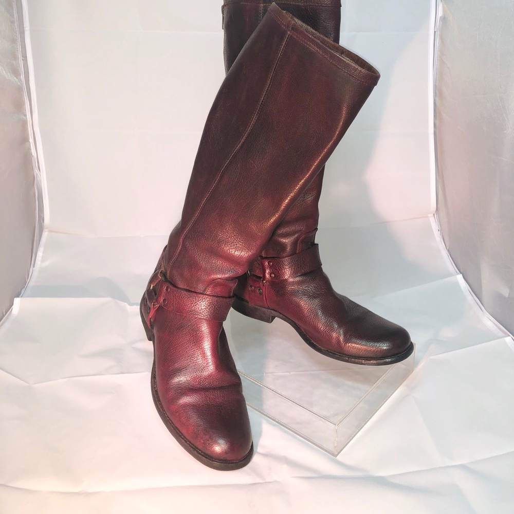 Frye Phillip Harness tall riding boots